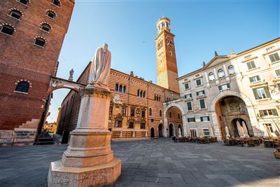 Italien Venetien Verona Piazza dei Signori